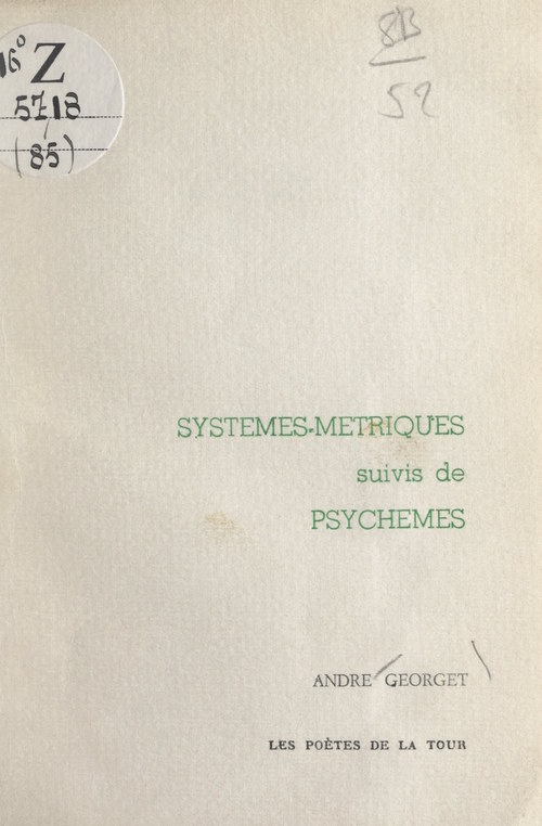 ebook cover of Systèmes-métriques, by Andre Georget