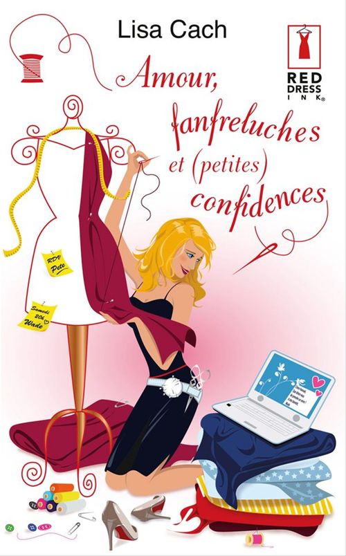 Couverture ebook de Amour, fanfreluches et (petites) confidences, de Lisa Cach
