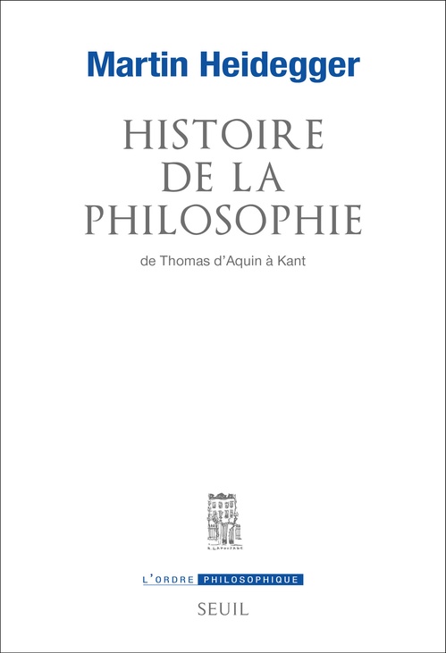 ebook cover of Histoire de la philosophie de Thomas d'Aquin à Kant, by Martin Heidegger
