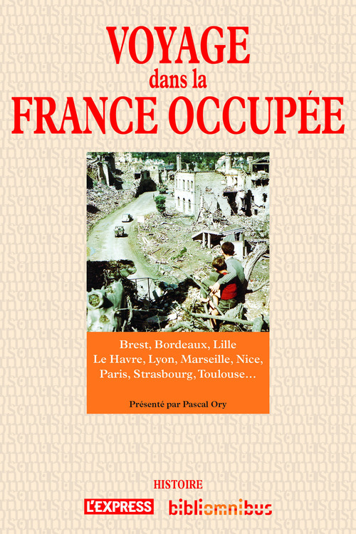 Couverture ebook de Voyage dans la France occupée, de Pascal Ory