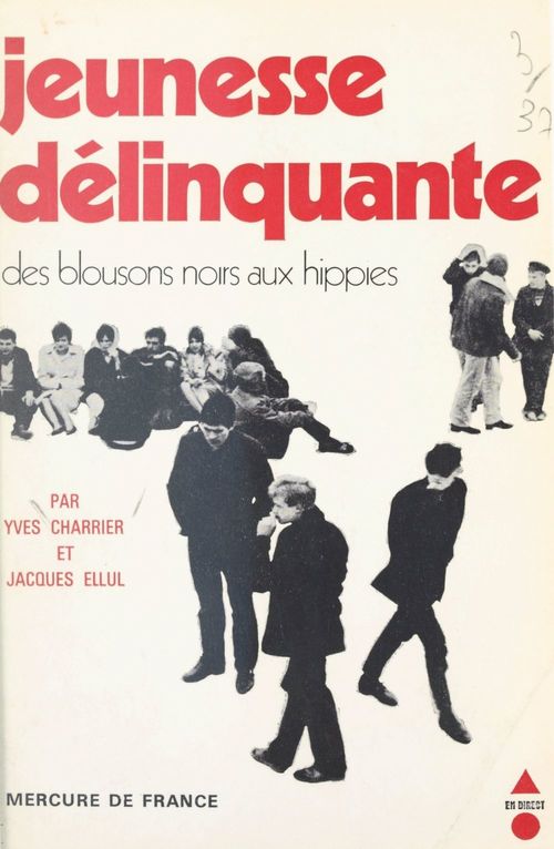 ebook cover of Jeunesse délinquante, by Jacques Ellul, Yves Charrier