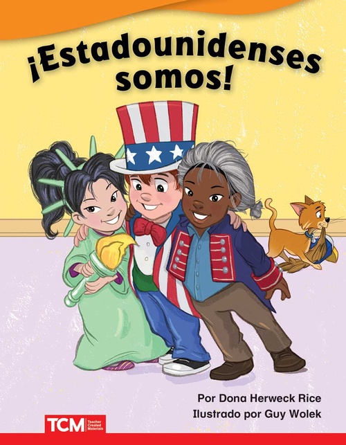 Couverture ebook de ¡Estadounidenses somos!, de Dona Herweck Rice