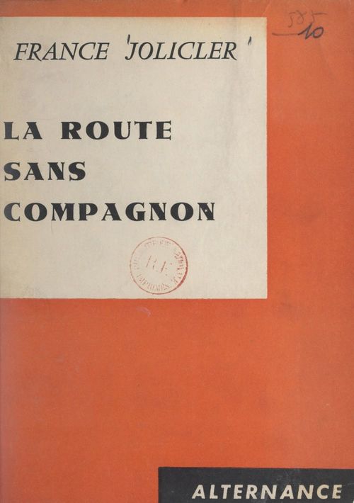 ebook cover of La route sans compagnon, by France Jolicler