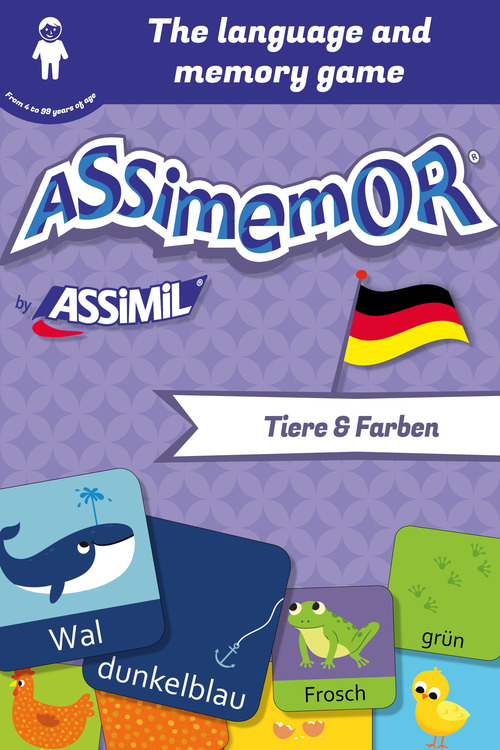 ebook cover of Assimemor - My First German Words: Tiere und Farben, by Celadon, Jean-Sebastien Deheeger