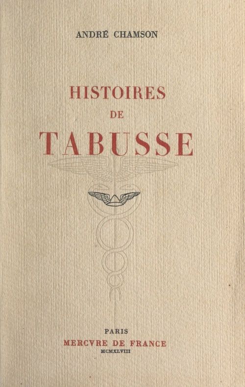 Couverture ebook de Histoires de Tabusse, de André Chamson