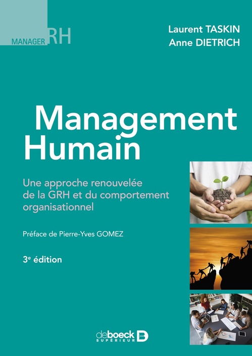 ebook cover of Management humain, by Anne Dietrich, Laurent Taskin