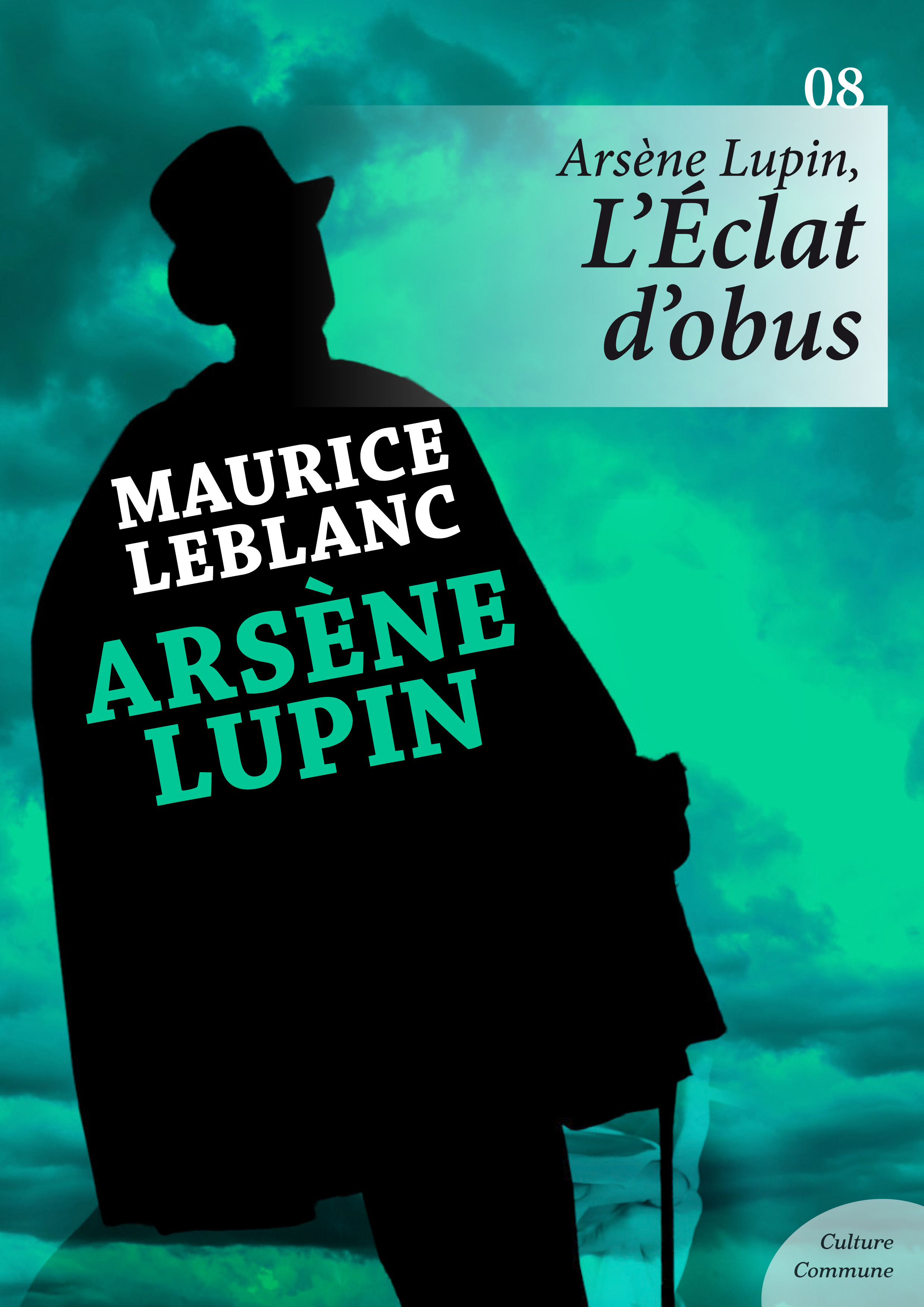 ebook cover of Arsène Lupin, L'Éclat d'obus, by Maurice Leblanc
