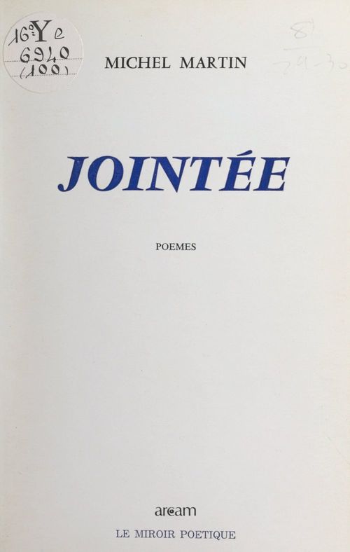 ebook cover of Jointée, by Michel Martin