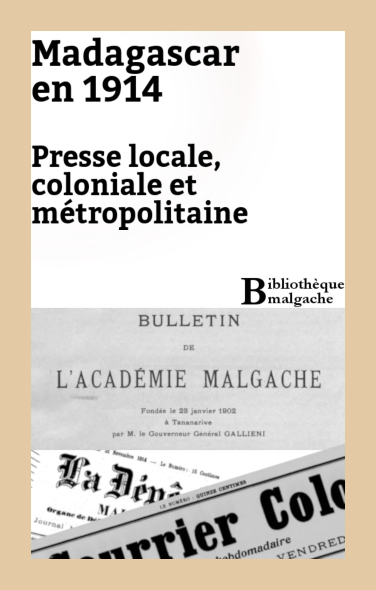 Couverture ebook de Madagascar en 1914, de Pierre Maury