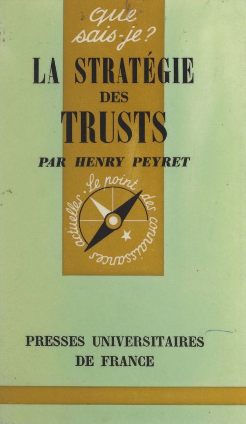 Couverture ebook de La stratégie des trusts, de Henry Peyret