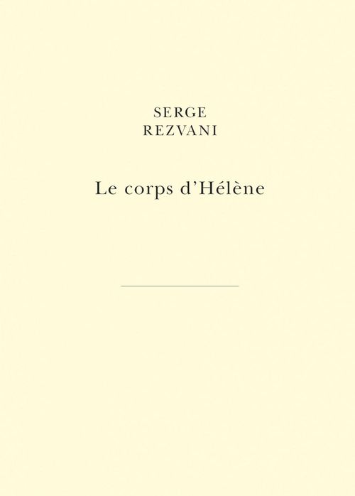Couverture ebook de Le Corps d'Hélène, de Serge Rezvani