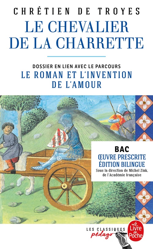 Couverture ebook de Le Chevalier de la Charrette (Edition pédagogique bilingue), de Chrétien de Troyes