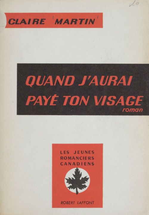 Couverture ebook de Quand j'aurai payé ton visage, de Claire Martin