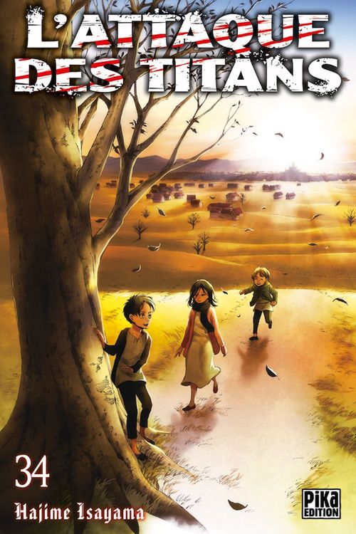 Couverture ebook de L'Attaque des Titans T34, de Hajime Isayama