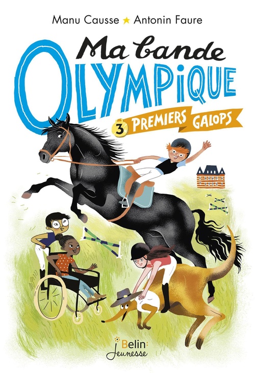 Couverture ebook de Premiers galops, de Manu Causse, Antonin Faure