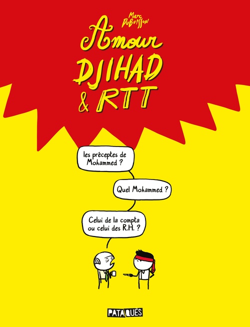 Couverture ebook de Amour, Djihad et RTT, de Marc Dubuisson