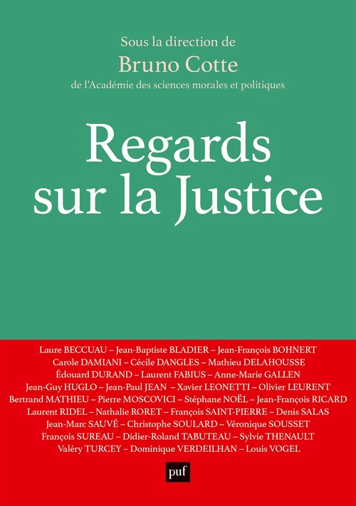 Couverture ebook de Regards sur la justice, de Bruno Cotte