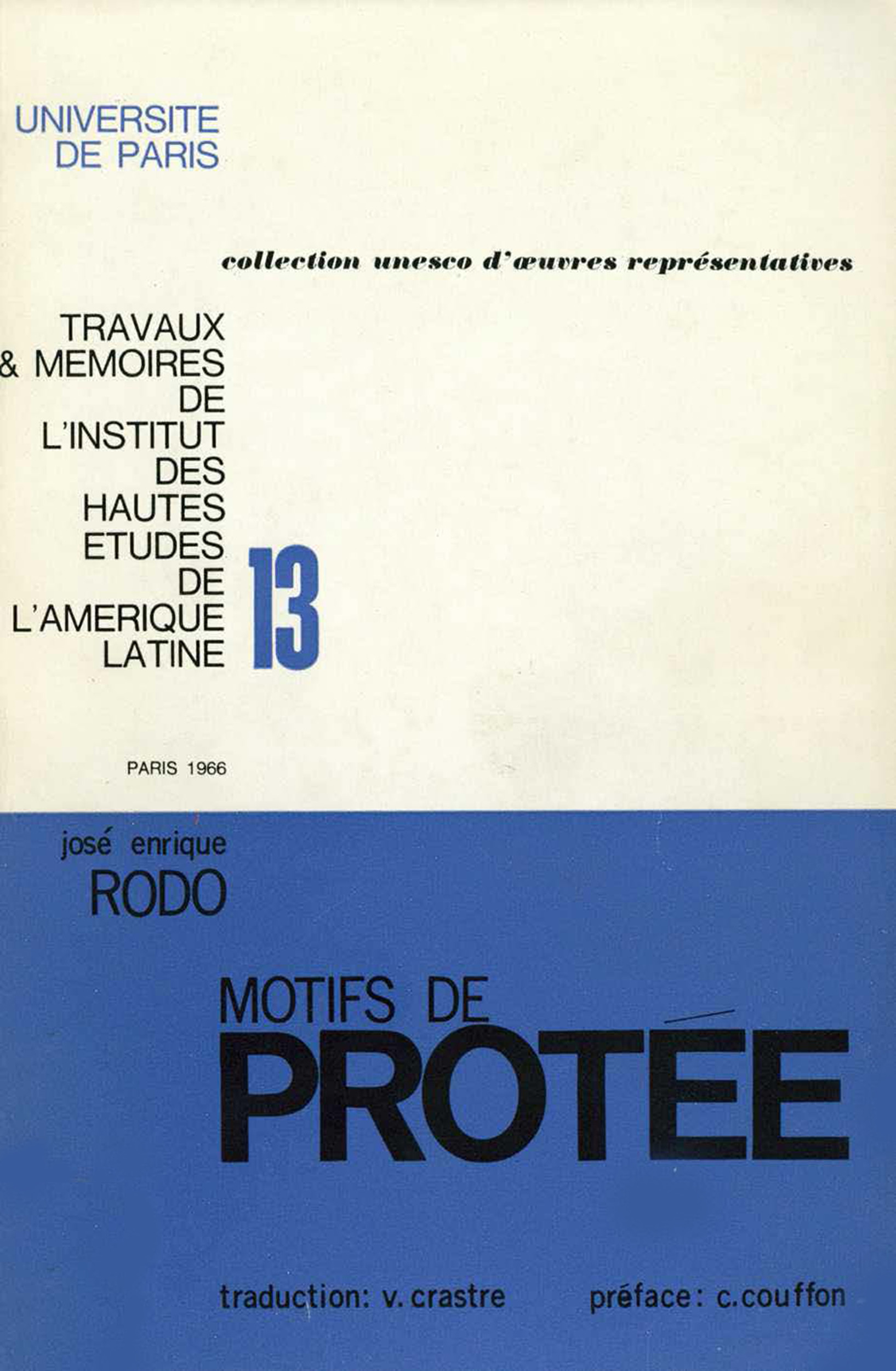 ebook cover of Motifs de Protée, by José Enrique Rodó