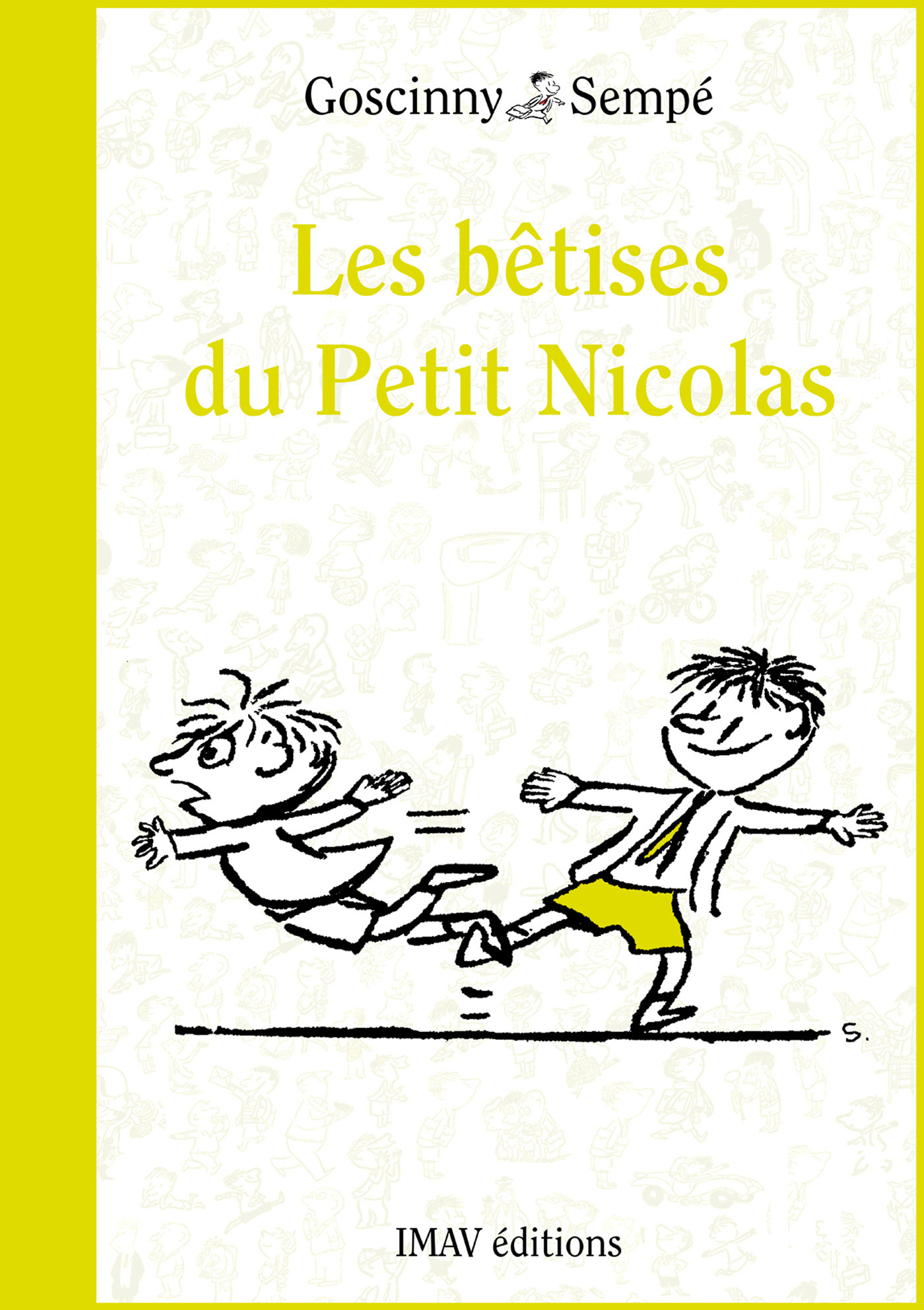 ebook cover of Les bêtises du Petit Nicolas, by René Goscinny, Sempé