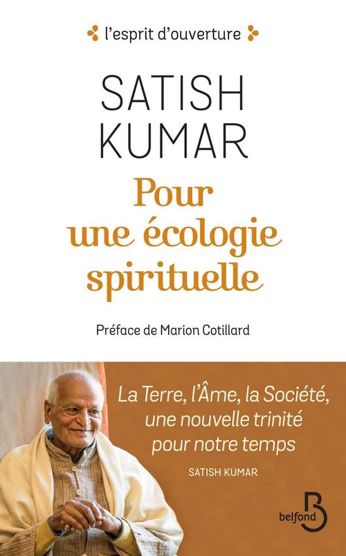 Couverture ebook de Pour une écologie spirituelle, de Satish Kumar