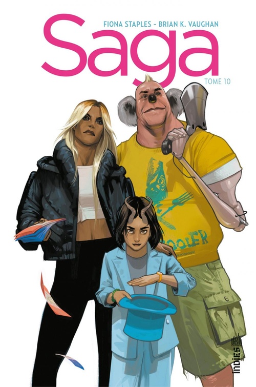 ebook cover of Saga - Tome 10, by Brian k. Vaughan, Fiona Staples