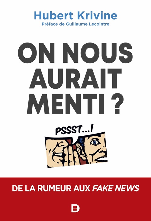 Couverture ebook de On nous aurait menti ? : De la rumeur aux fake news, de Hubert Krivine