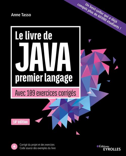 ebook cover of Le livre de Java premier langage, by Anne Tasso