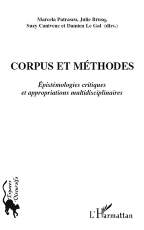 ebook cover of Corpus et méthodes, by Julie Bruscq, Suzy Canivenc, Damien Le gal, Marcela Patrascu