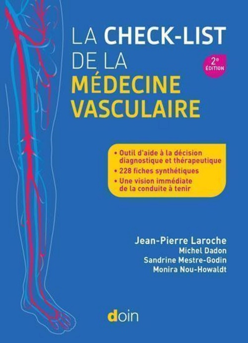 ebook cover of La check-list de la médecine vasculaire (2e édition), by Jean-Pierre Laroche, Michel Dadon, Sandrine Mestre-Godin, Monira Nou Howaldt