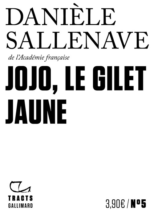 Couverture ebook de Tracts (N°5) - Jojo, le Gilet jaune, de Danièle Sallenave