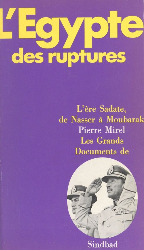 ebook cover of L'Égypte des ruptures, by Pierre Mirel