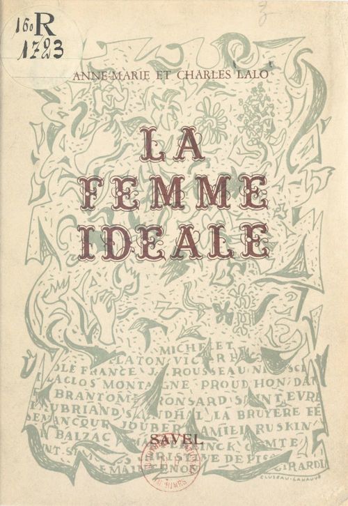 Couverture ebook de La femme idéale, de Anne-Marie Lalo, Charles Lalo