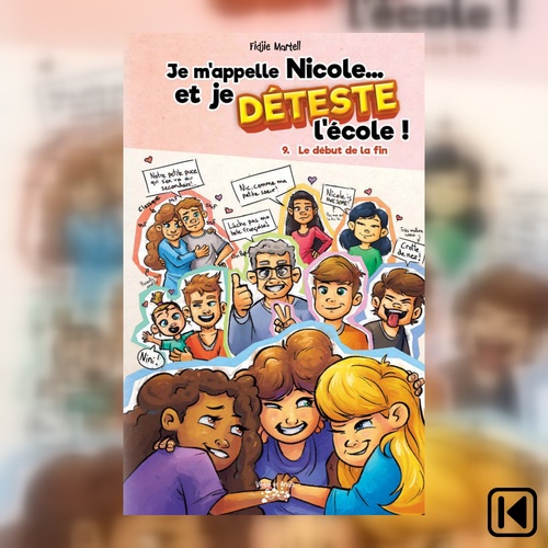 Couverture audiobook de Je m´appelle Nicole... et je déteste l´école ! Tome 9, de Fidjie Martell