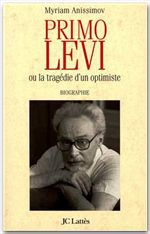 Couverture ebook de Primo Levi, de Myriam Anissimov