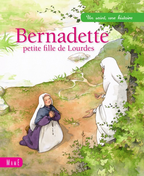 ebook cover of Bernadette, petite fille de Lourdes, by Sophie Maraval-hutin, Adeline Avril