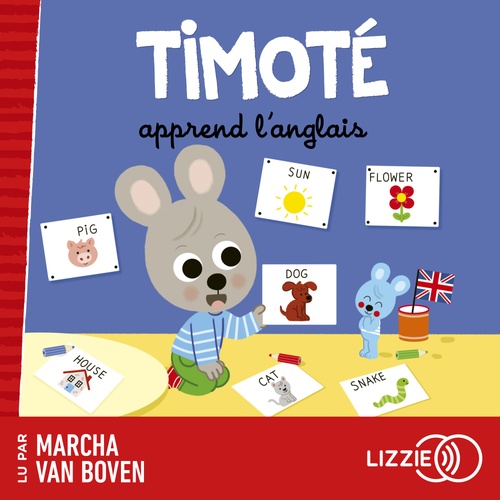 Couverture audiobook de Timoté apprend l'anglais, de Emmanuelle Massonaud