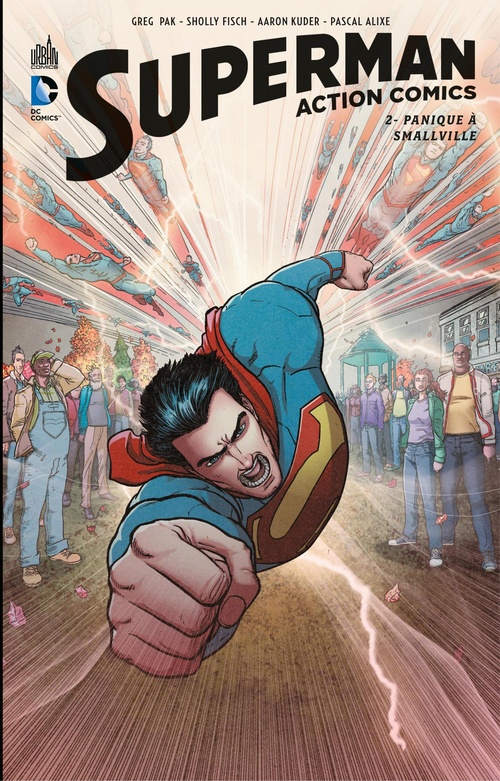 Couverture ebook de Superman - Action Comics - Tome 2 - Panique à Smallville, de Greg Pak, Aaron Kuder