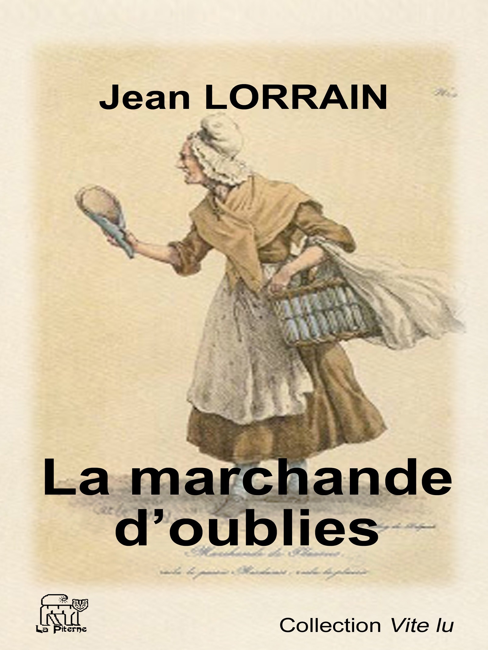 Couverture ebook de La marchande d'oublies, de Jean Lorrain