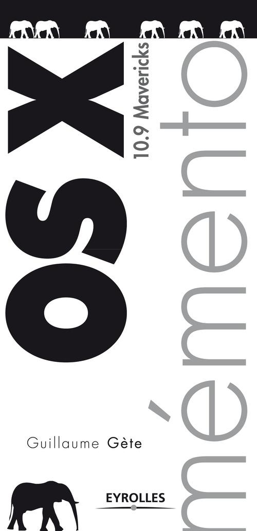 ebook cover of Mémento Mac OS X 10.9 Mavericks, by Guillaume Gète
