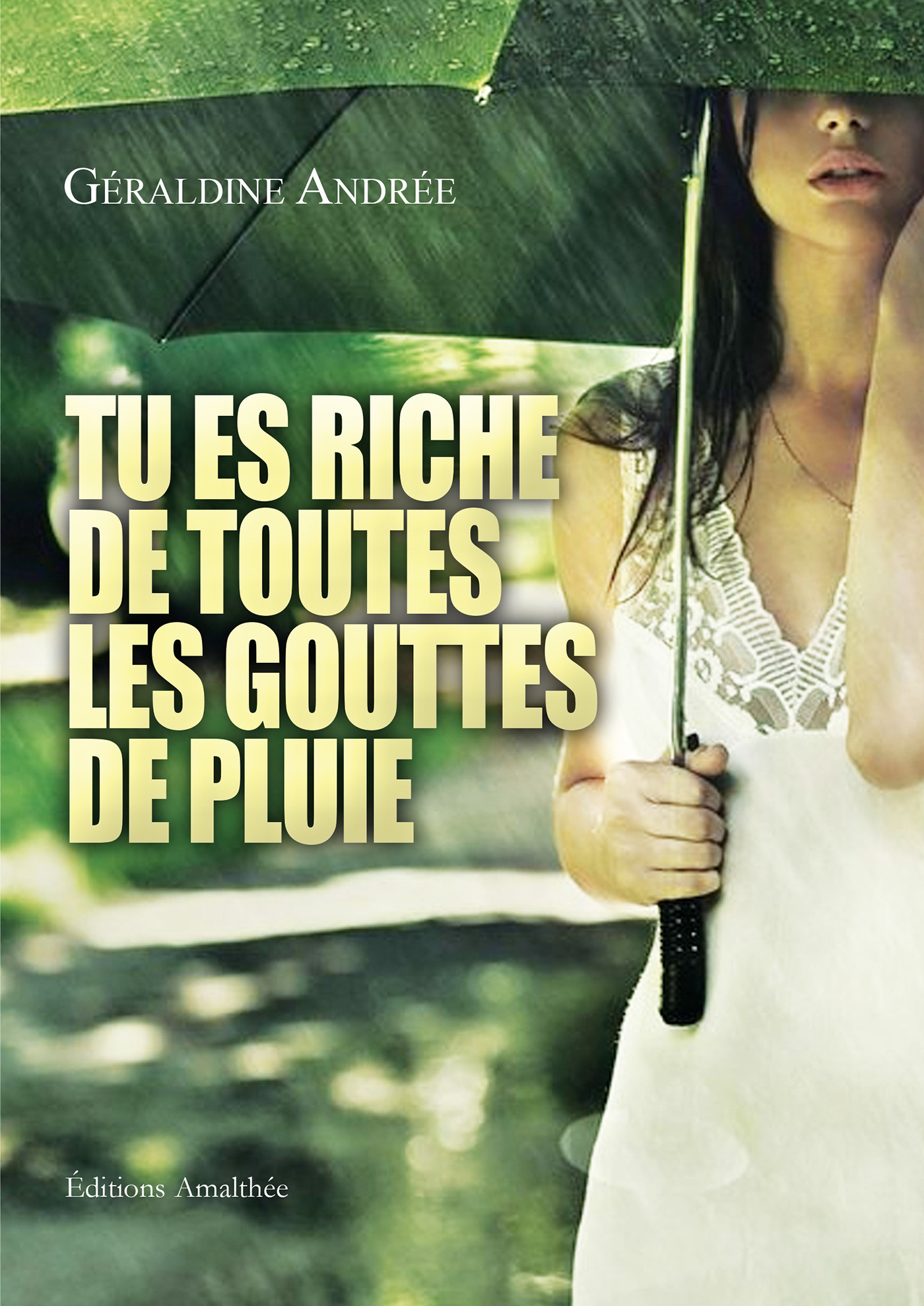 ebook cover of Tu es riche De toutes Les gouttes De pluie, by Géraldine Andrée