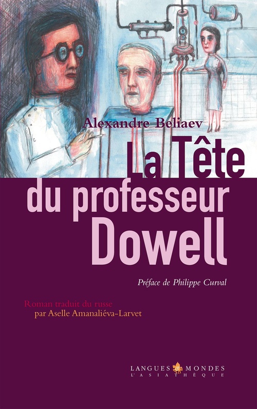 Couverture ebook de La tête du professeur Dowell, de Alexandre Belaiev
