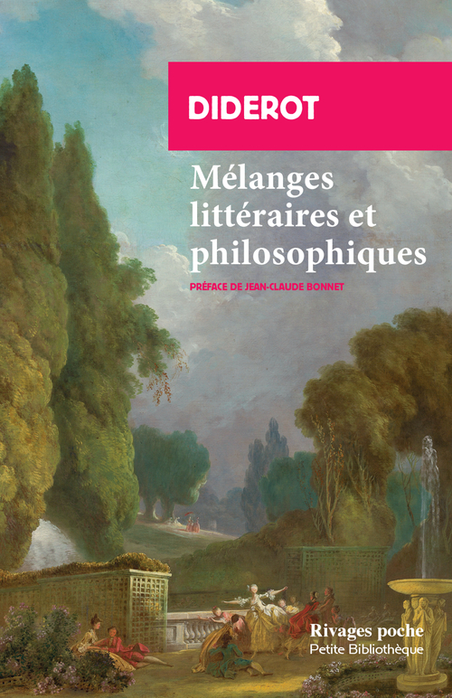 Couverture ebook de Mélanges littéraires et philosophiques, de Denis Diderot