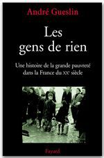 Couverture ebook de Les gens de rien, de André Gueslin