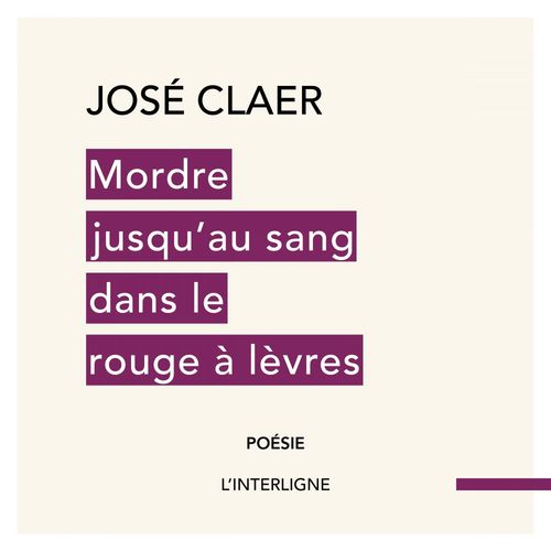 audiobook cover of Mordre jusqu'au sang dans le rouge à lèvres, by José Claer