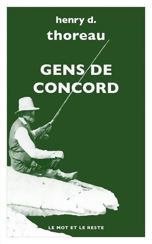 ebook cover of Gens de Concord, by Henry D. Thoreau