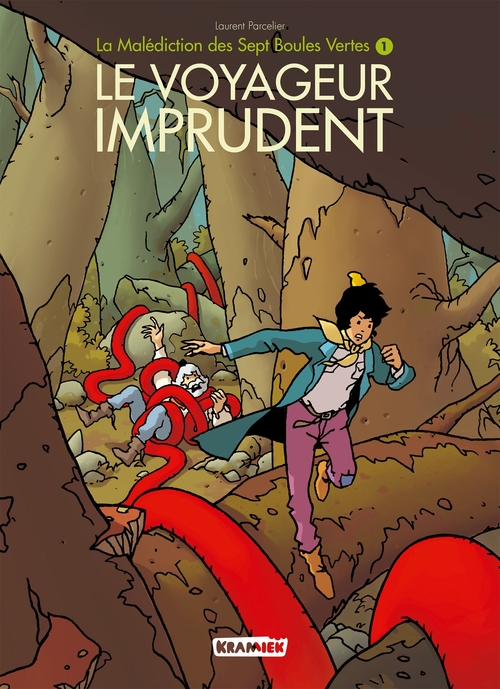 ebook cover of La Malédiction des sept boules vertes T1, by Laurent Parcelier