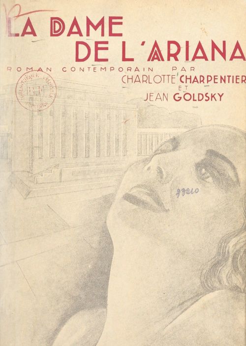 ebook cover of La dame de l'Ariana, by Charlotte Charpentier, Jean Goldsky