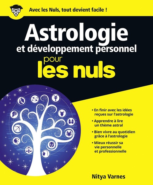 Couverture ebook de Astrologie et développement personnel pour les nuls, de Nitya Varnes