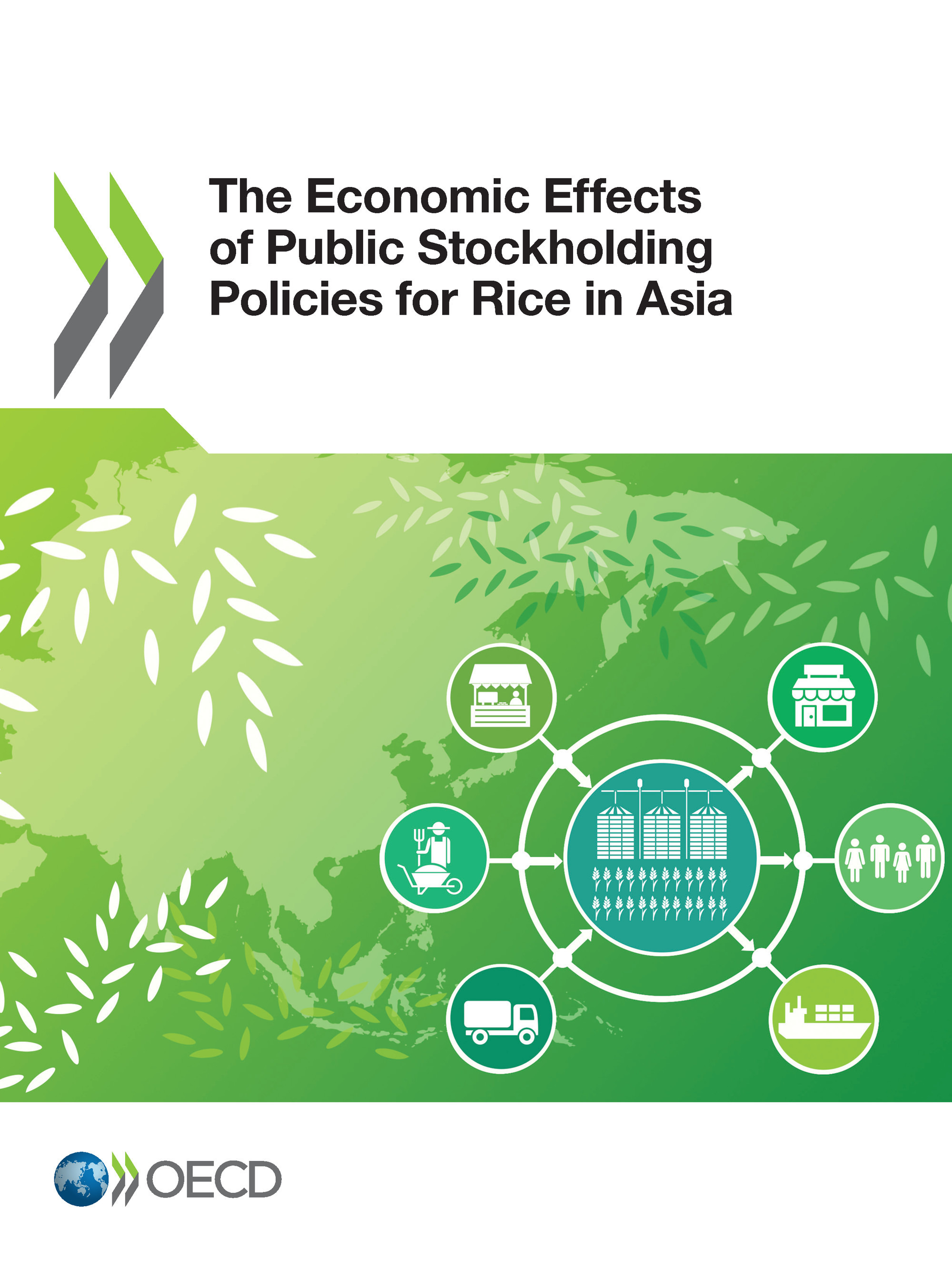 Couverture ebook de The Economic Effects of Public Stockholding Policies for Rice in Asia, de Collectif