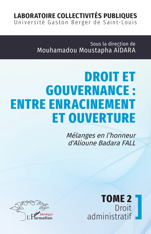 ebook cover of Droit et gouvernance : Entre enracinement et ouverture, by Mouhamadou Moustapha Aidara